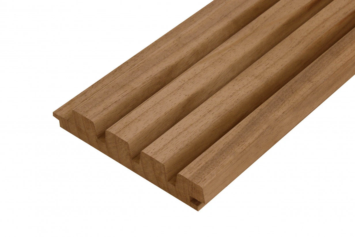 Thermowood Ayous Rhombusprofielplank Rib4 3.4 x 18.6 cm (34 x 186 mm) - Lengte 605 cm OP = OP - Afbeelding 2
